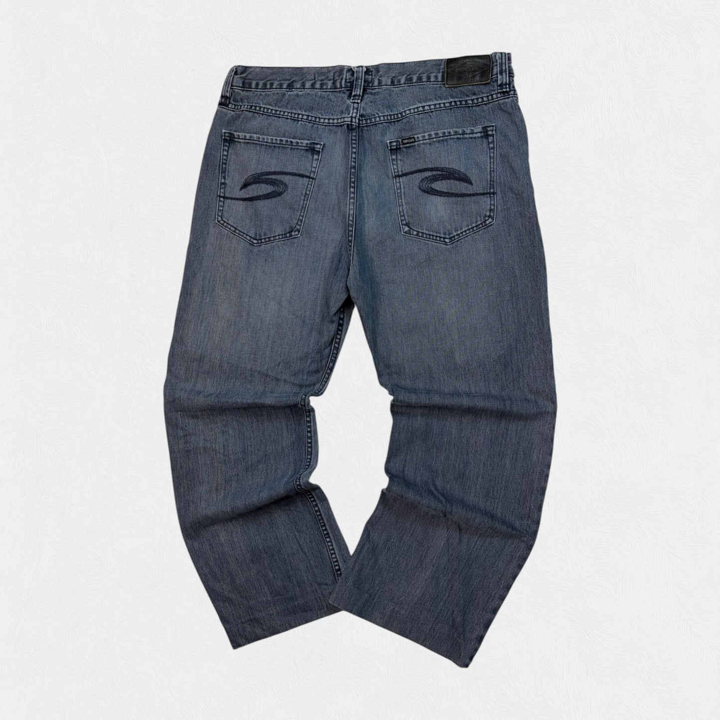 Vintage Y2K Ripcurl baggy hip hop jeans (W38)