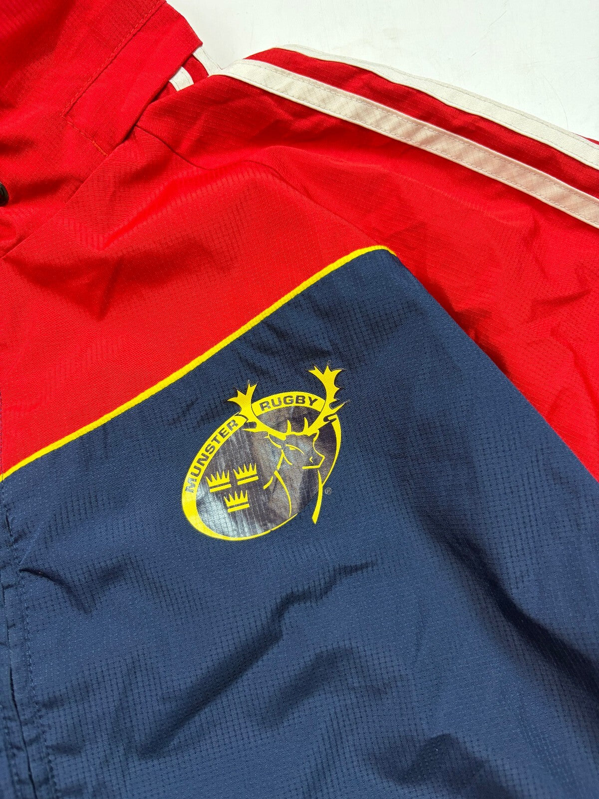 Vintage Munster 2009/10 Adidas rugby lightweight jacket (S)