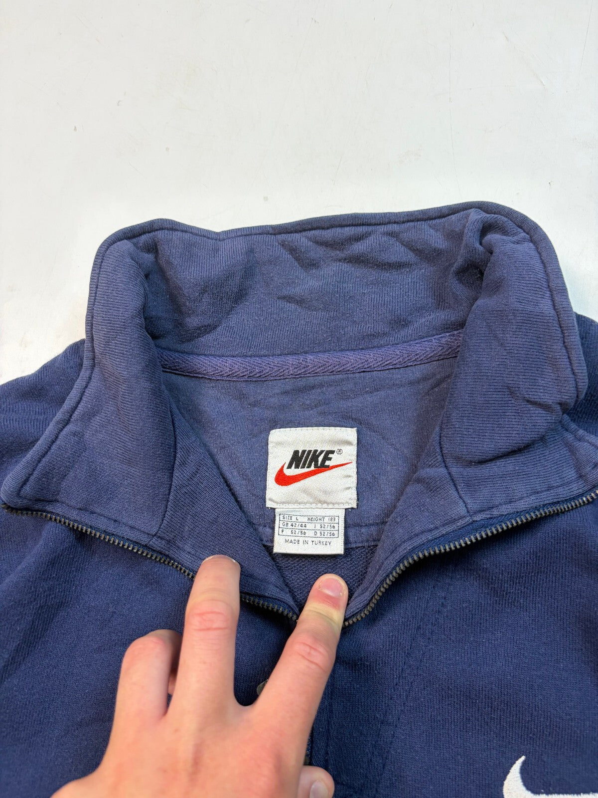 Vintage 90s Nike quarter zip sweatshirt (L)