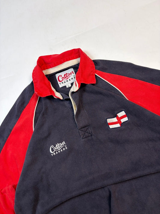 Vintage England 1996/97 Cotton Traders training rugby shirt (L)