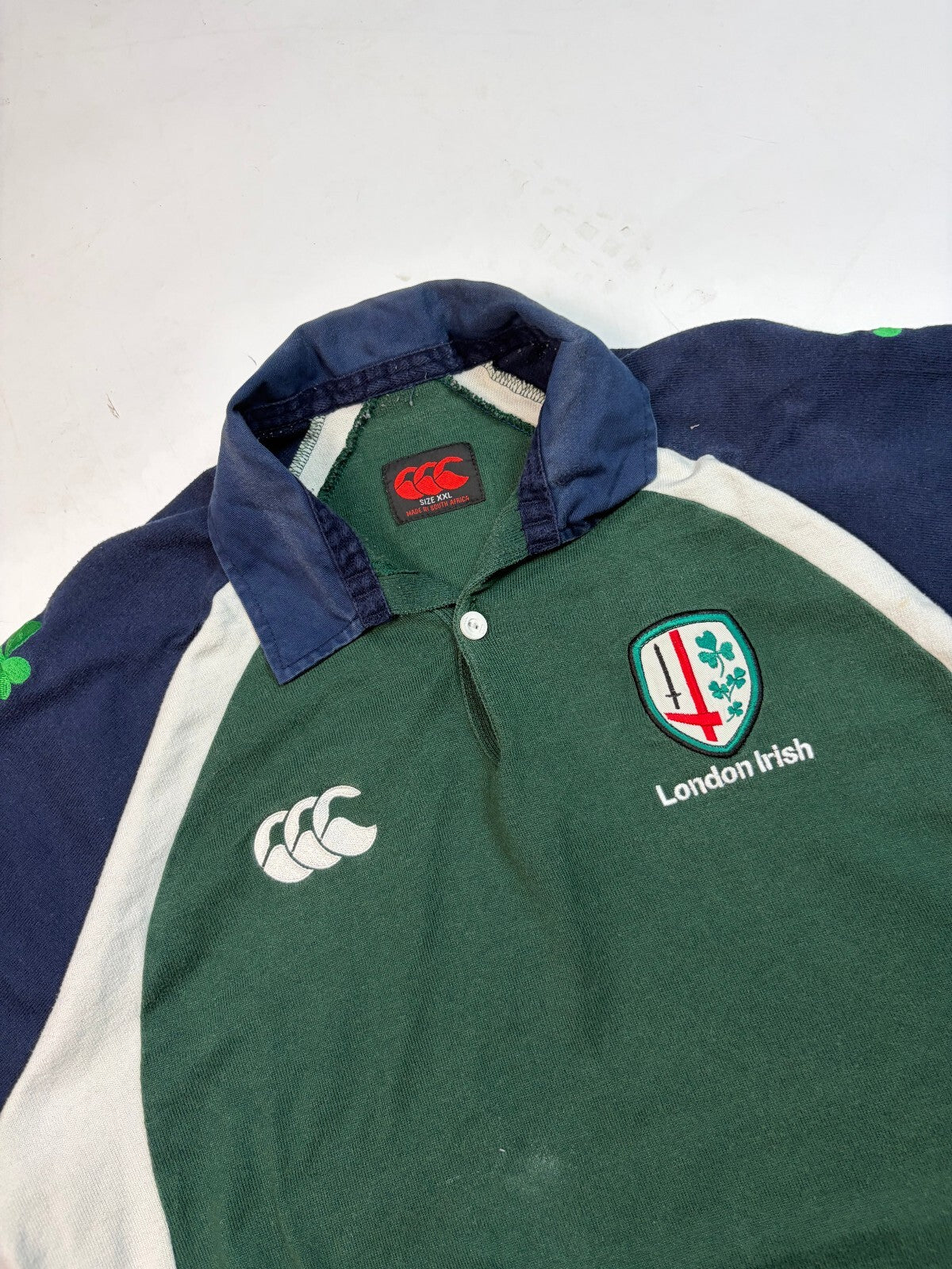 Vintage London Irish 2003/04 Canterbury rugby union shirt (XXL)