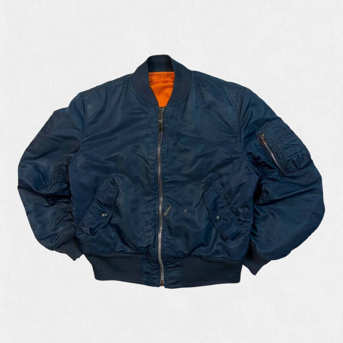 Vintage Alpha Industries MA-1 flight bomber jacket (M)