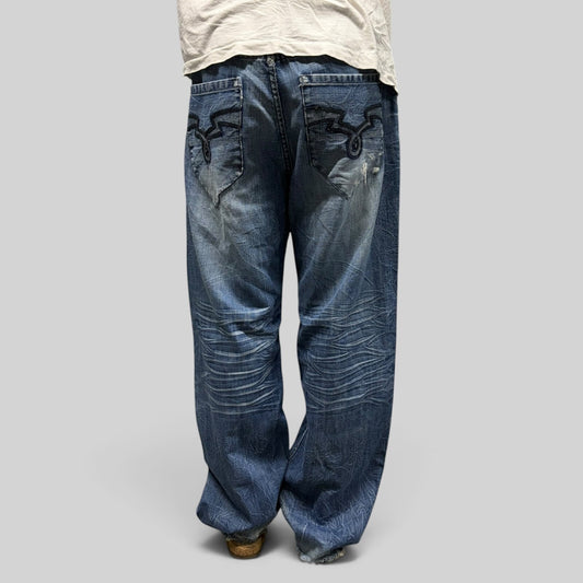 Vintage Y2K Ecko Unltd baggy hip hop jeans (W38)