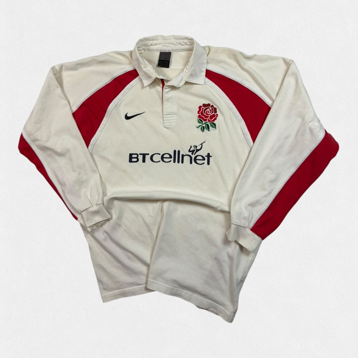 Vintage England 2001/02 Nike home rugby shirt (L)