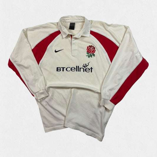 Vintage England 2001/02 Nike home rugby shirt (L)