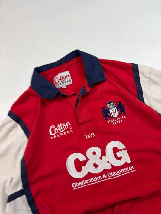 Vintage Gloucester 2005-07 Cotton Traders rugby shirt (3XL)
