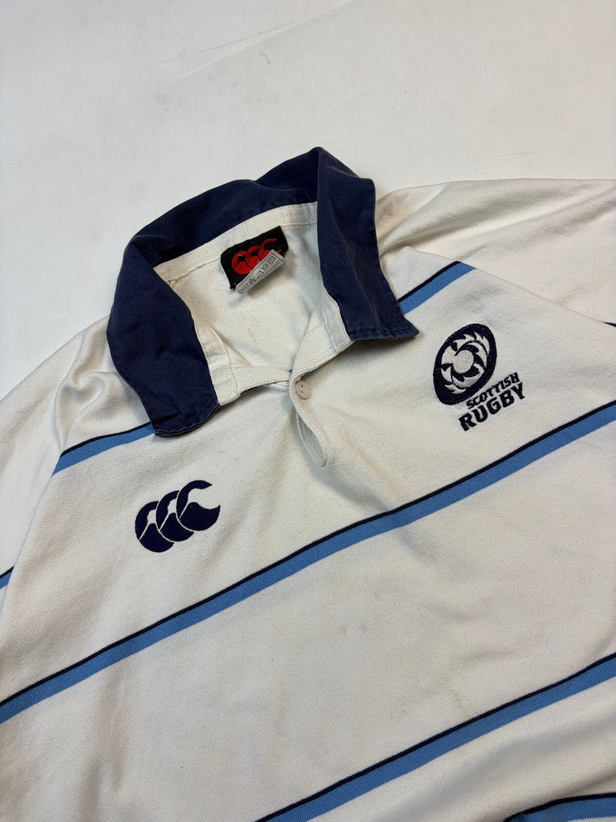 Vintage 2000s Scotland Canterbury rugby union shirt (XXL)