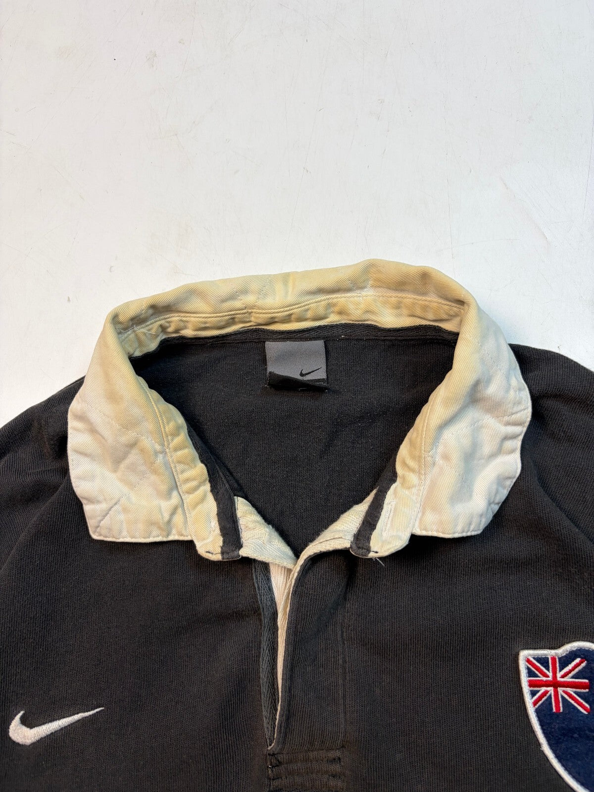 Vintage New Zealand Nike supporters rugby union shirt (XL)