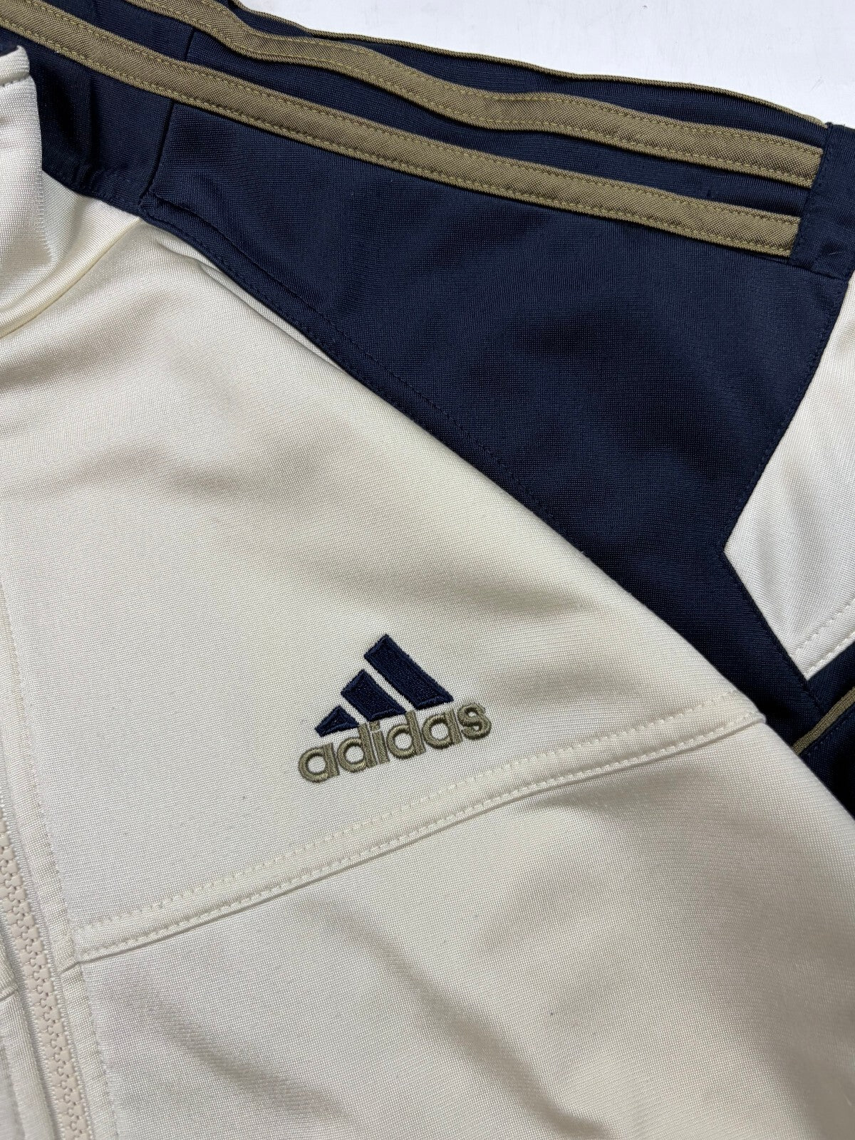 Vintage Y2K adidas colour block track top (M)