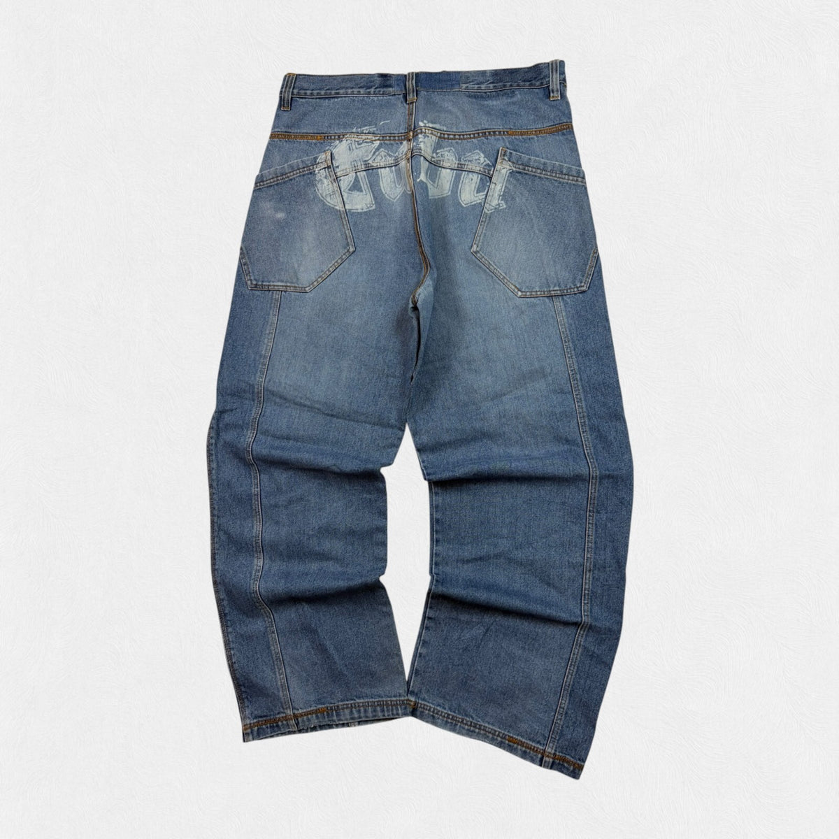 Vintage Y2K Fubu spell out baggy hip hop jeans (W40)