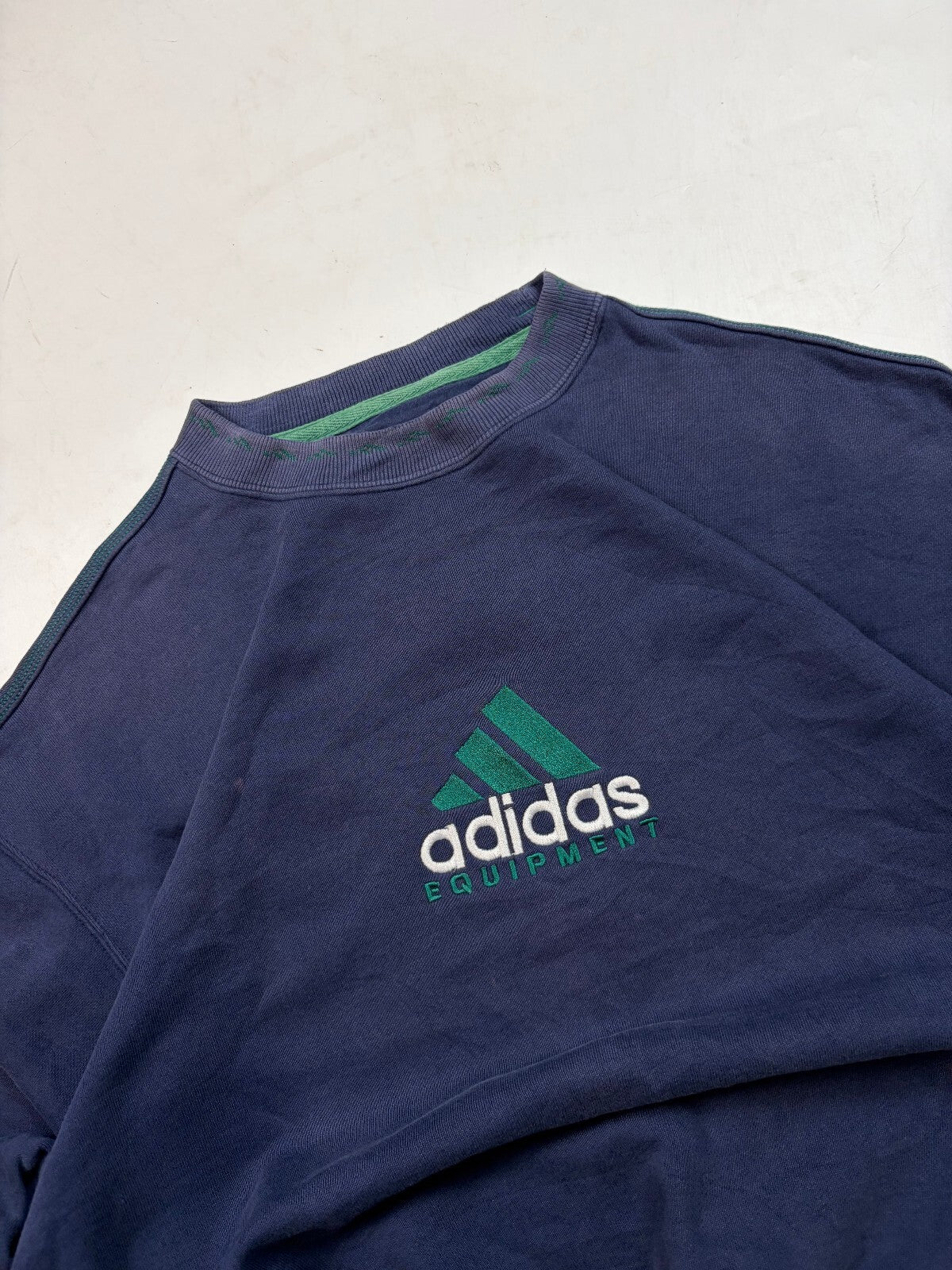 Vintage 90s adidas equipment centre logo sweatshirt (S)