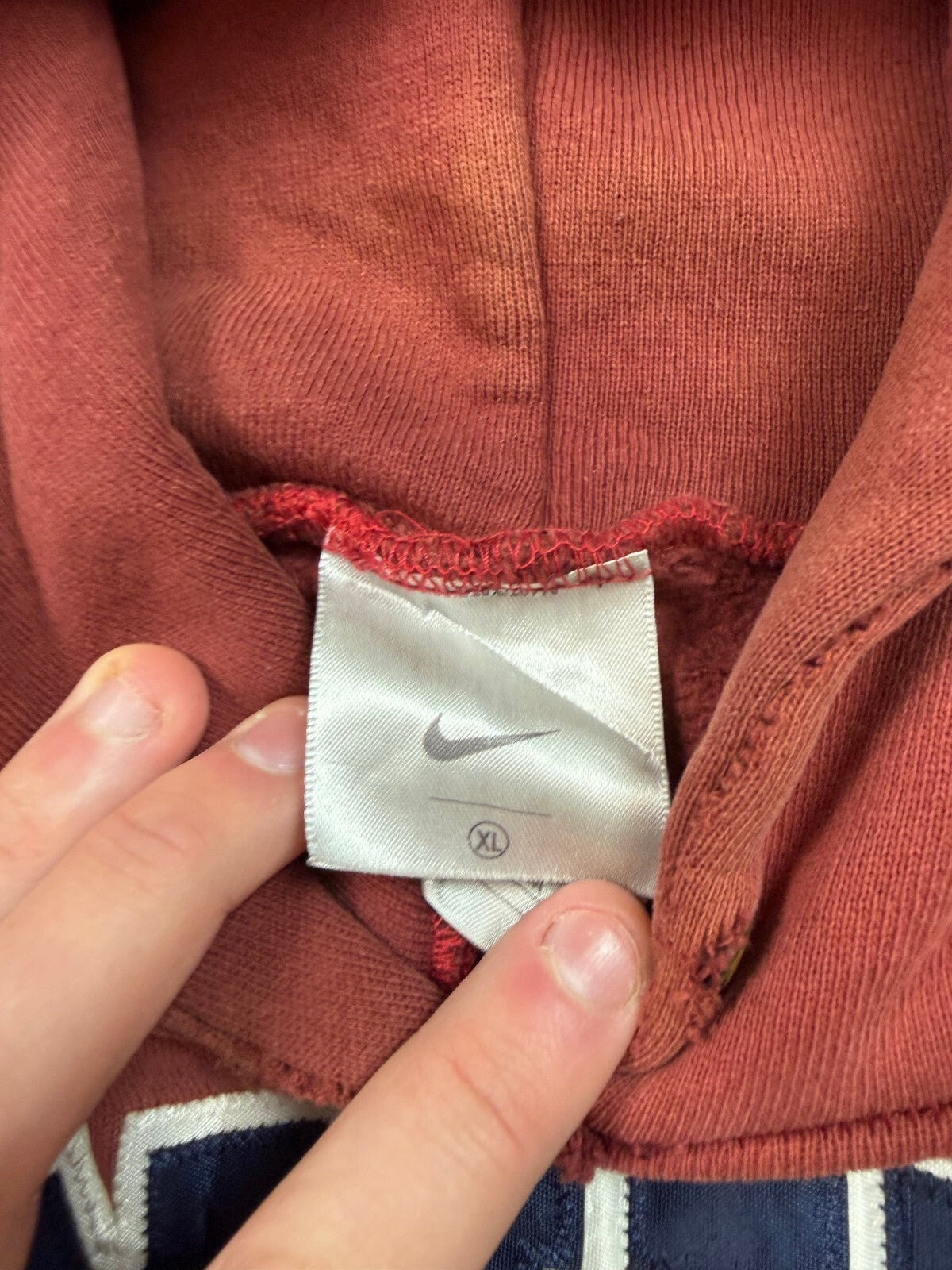 Vintage Y2K Nike spell out hoodie (XL)