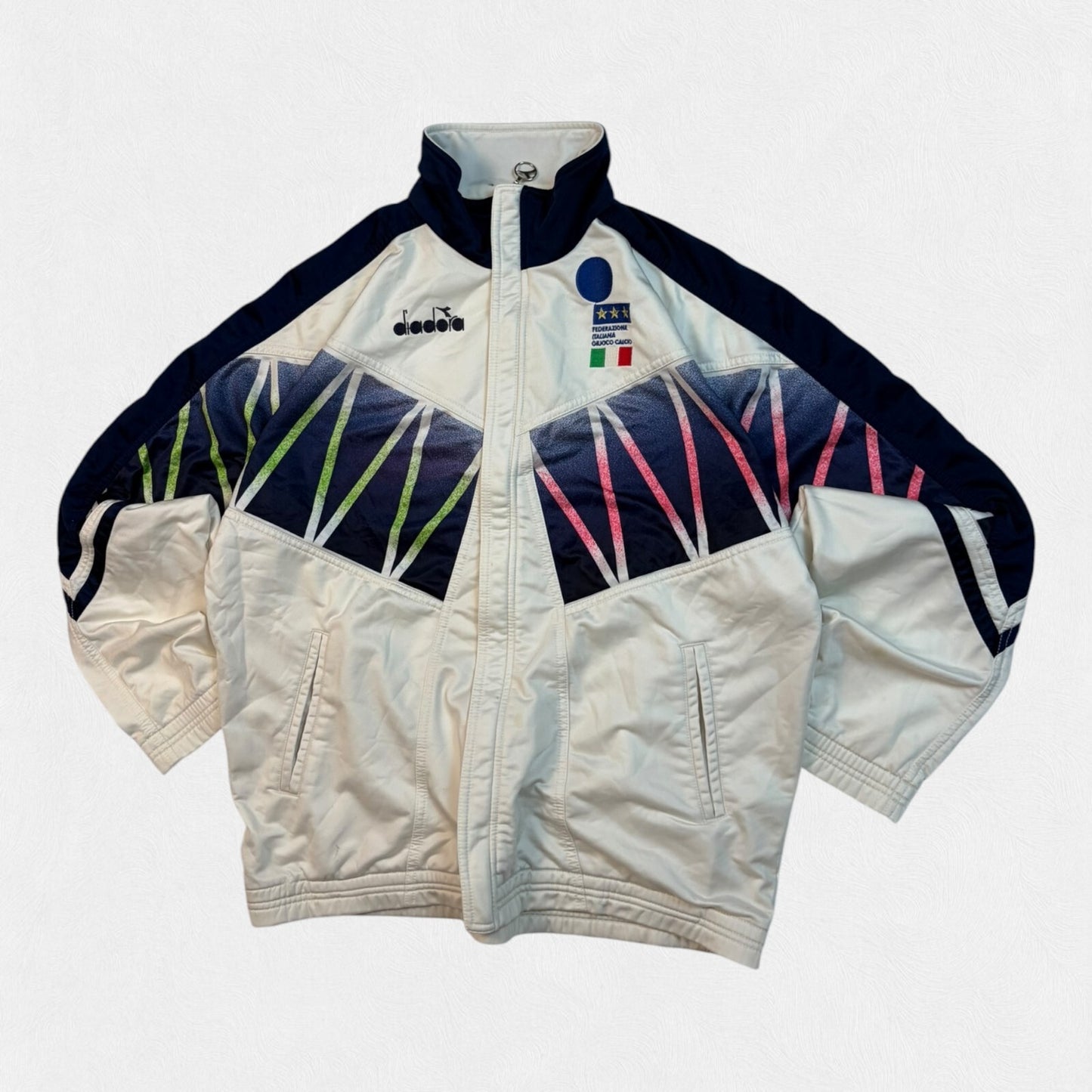 Vintage Italy 1993/94 Diadora football track jacket (L)