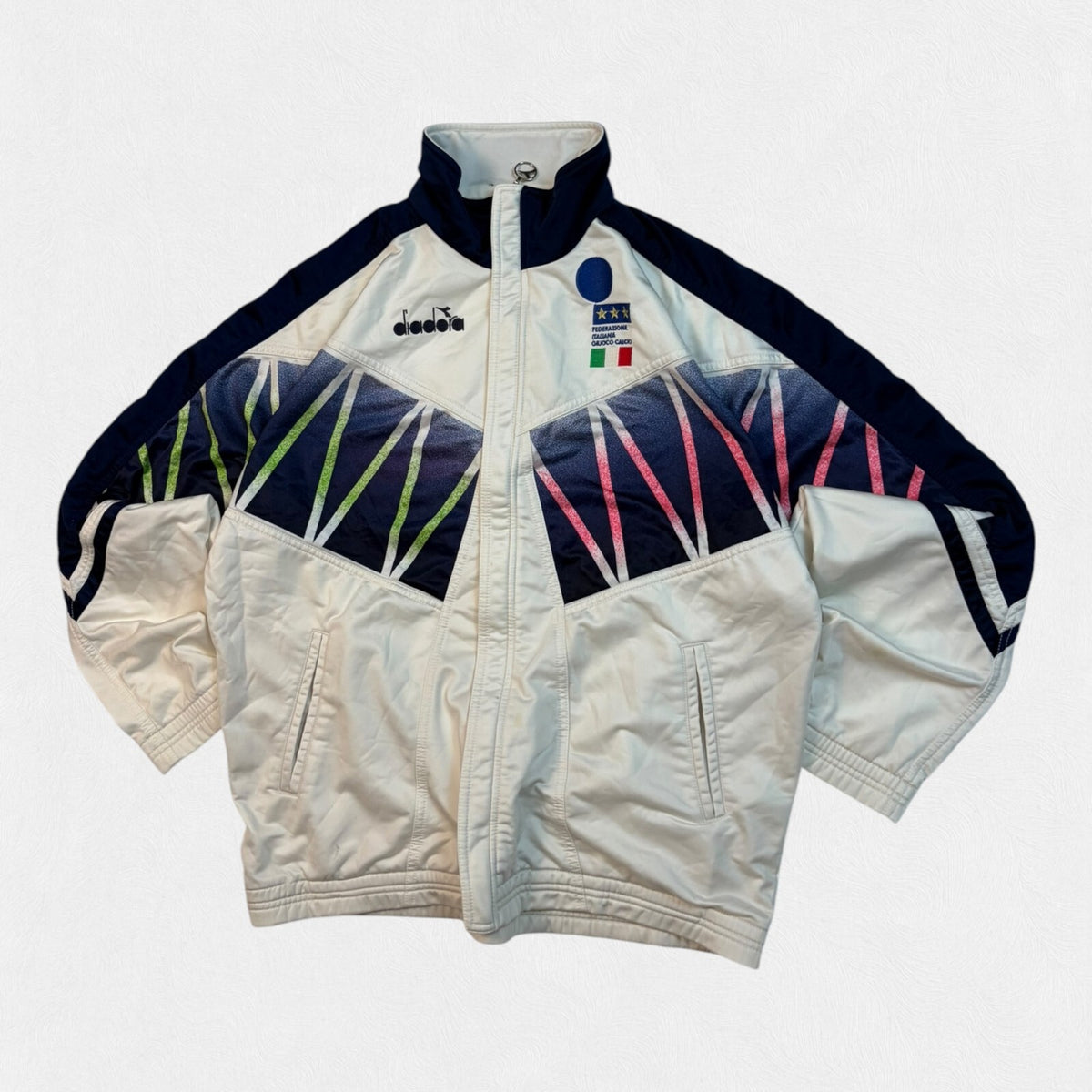 Vintage Italy 1993/94 Diadora football track jacket (L)