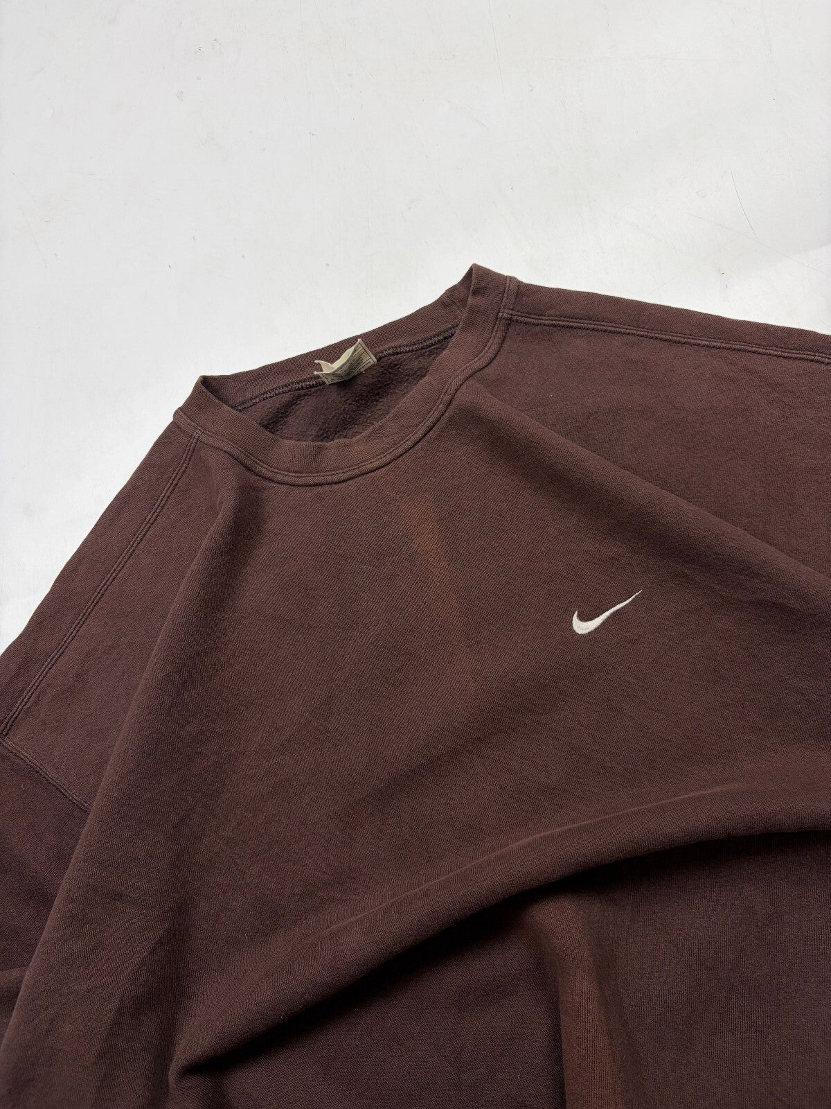 Vintage 90s Nike mini swoosh sweatshirt (XXL)