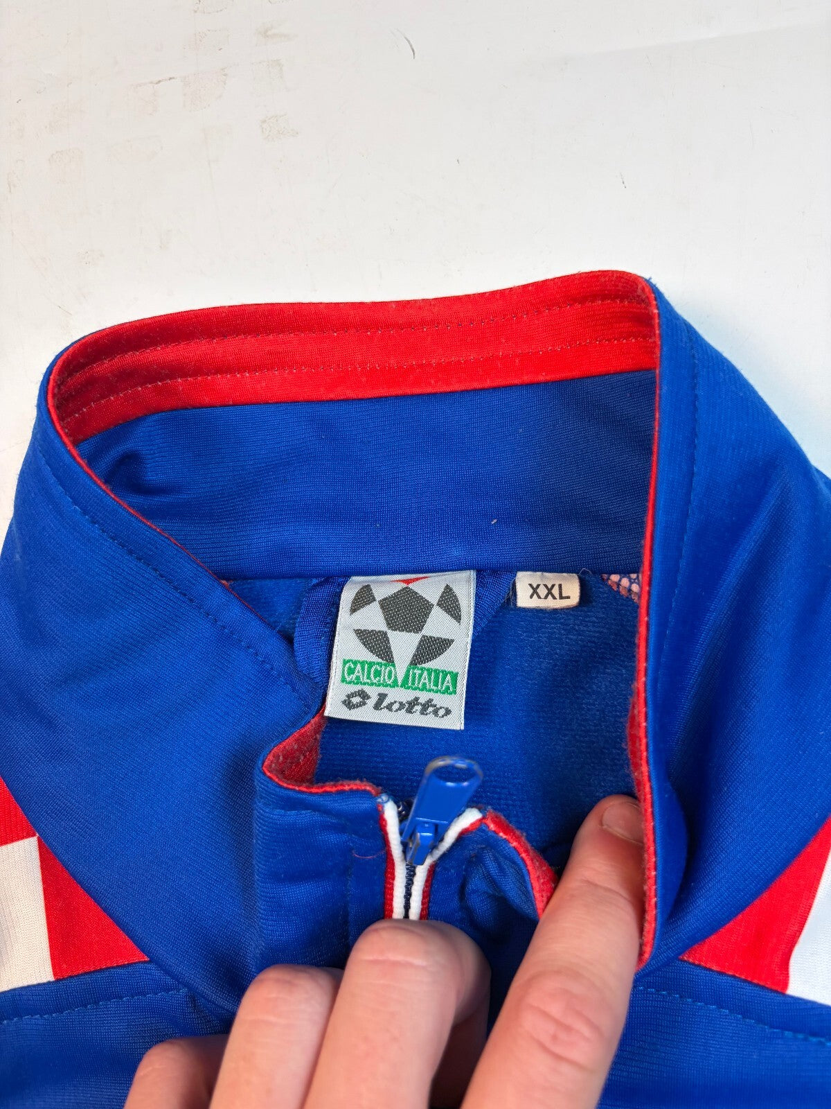 Vintage 90s Croatia 1996 Lotto football track jacket (XXL)