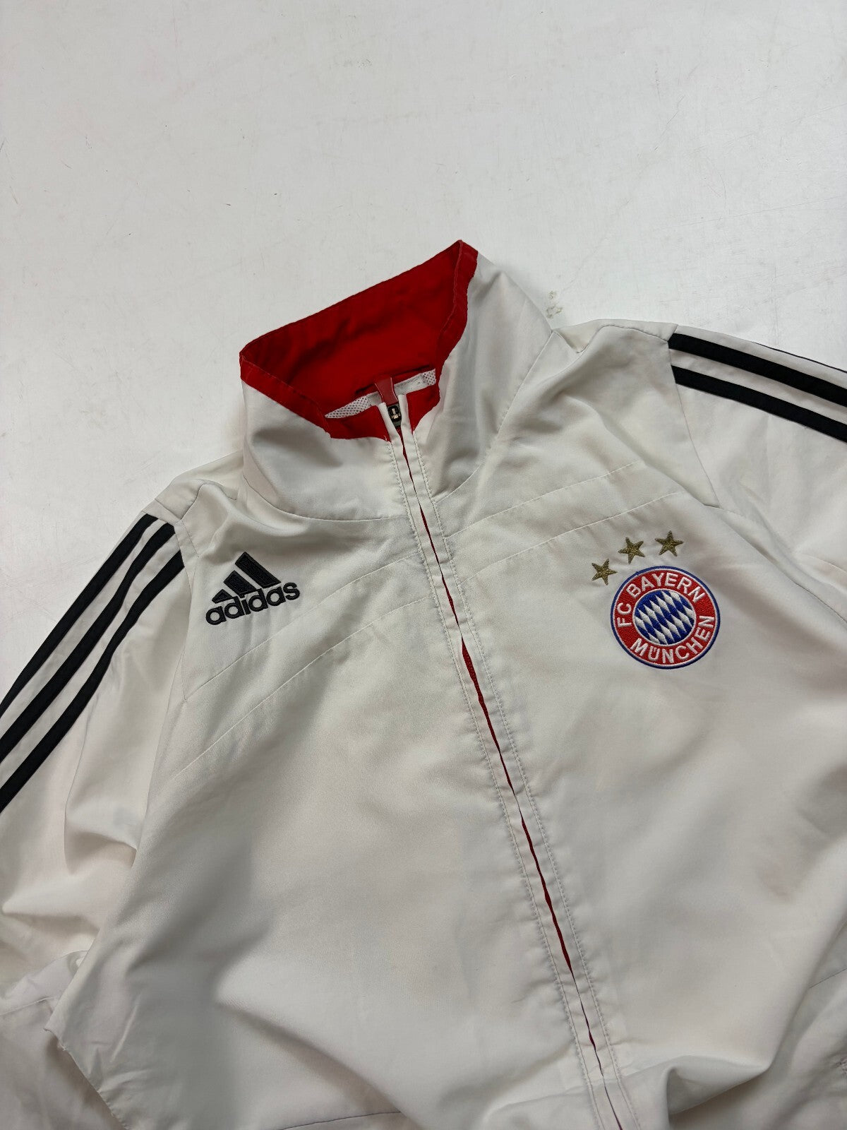 Vintage Bayern Munich 2007/08 Adidas football track jacket (M)