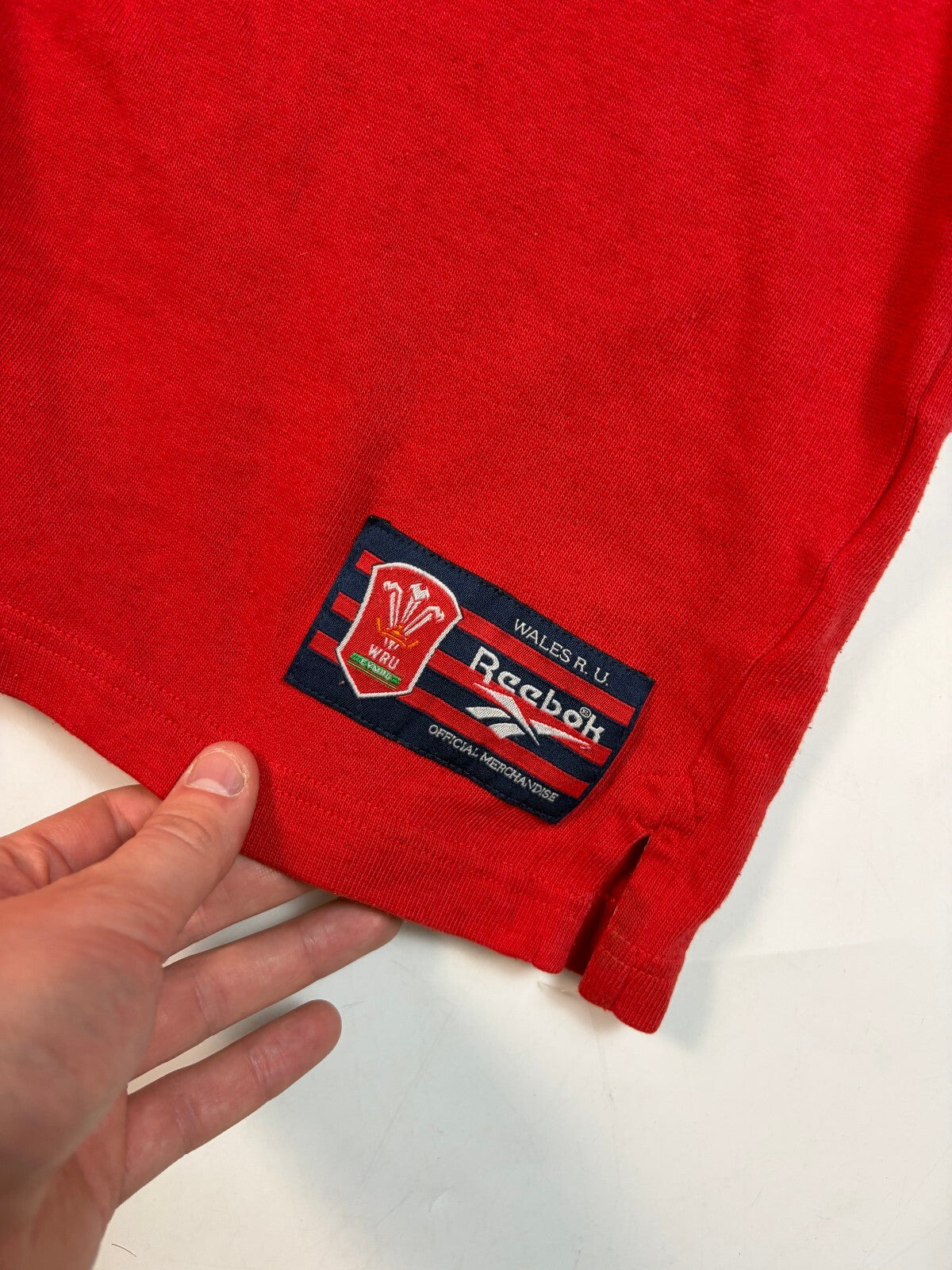 Vintage Wales 1996-98 Reebok rugby union shirt (L)