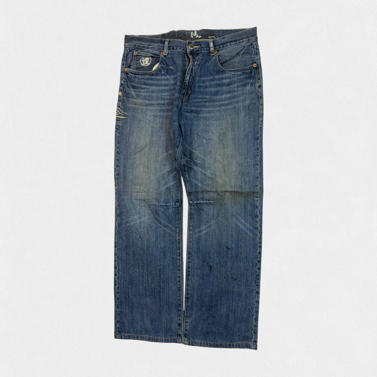 Vintage Y2K Big Train Japanese baggy hip hop jeans (W36)