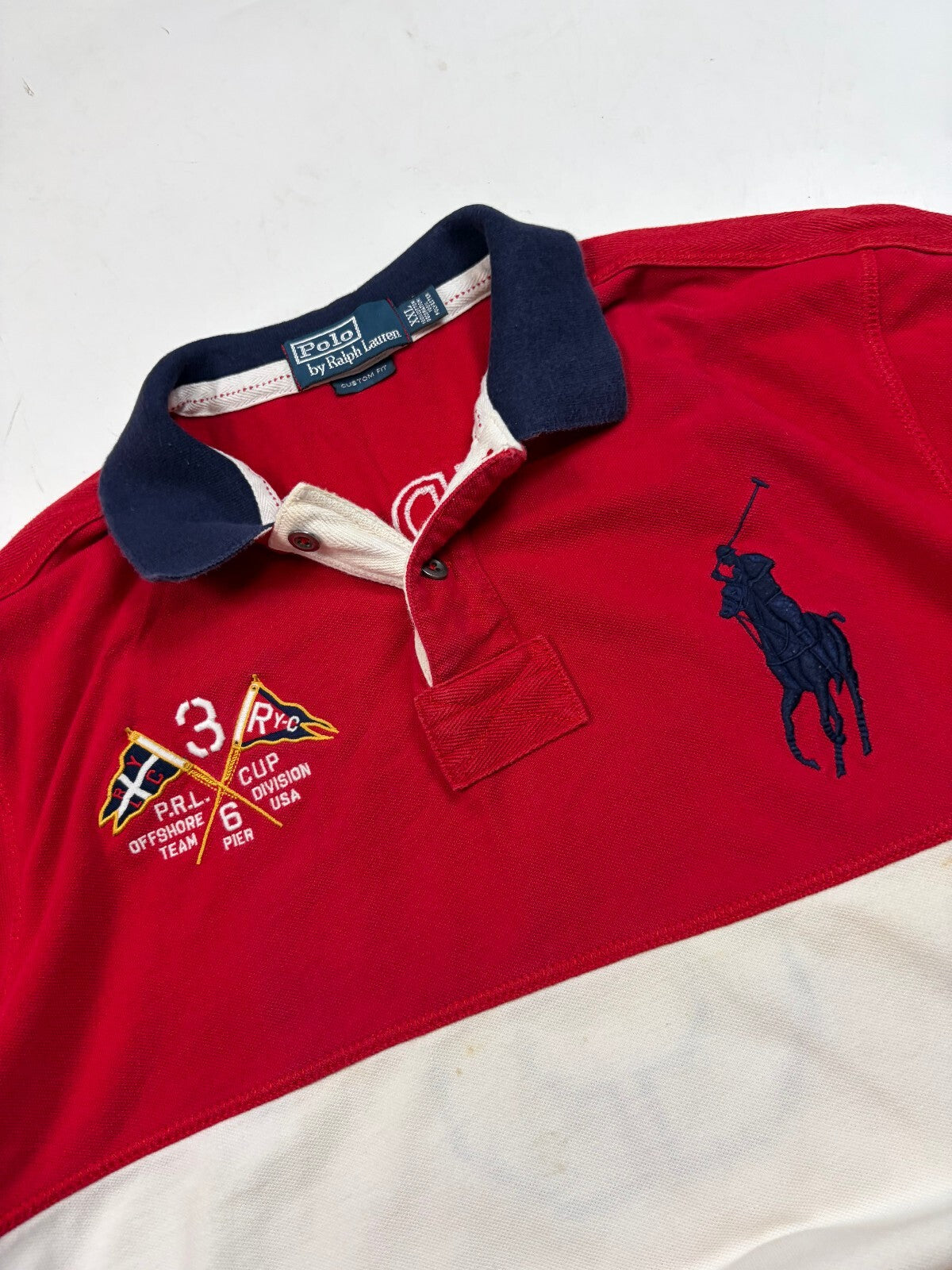 Vintage Ralph Lauren USA big pony polo shirt (XXL)