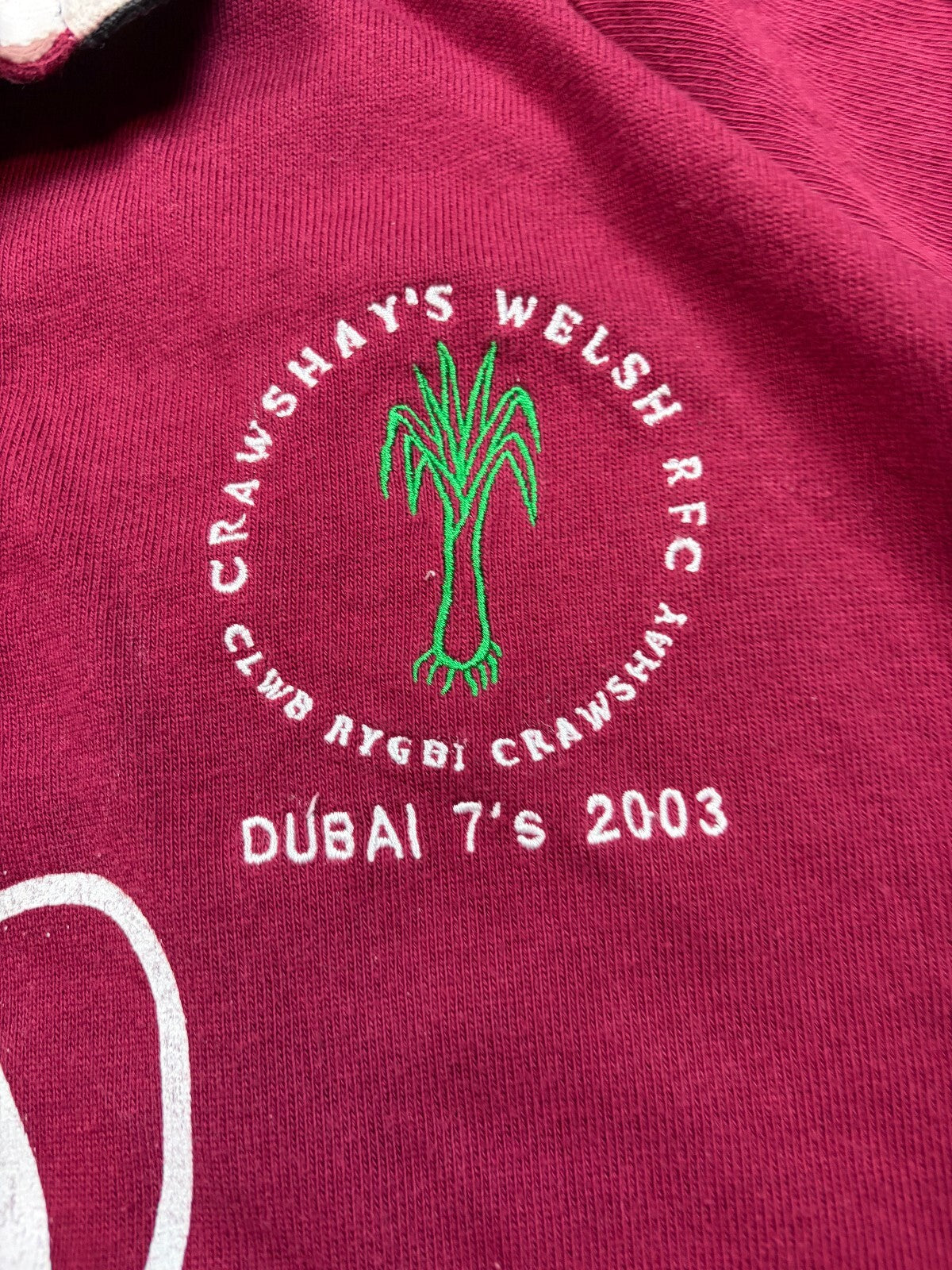 Vintage Crawshay's Welsh 2003 sevens Gilbert rugby shirt (XXL)