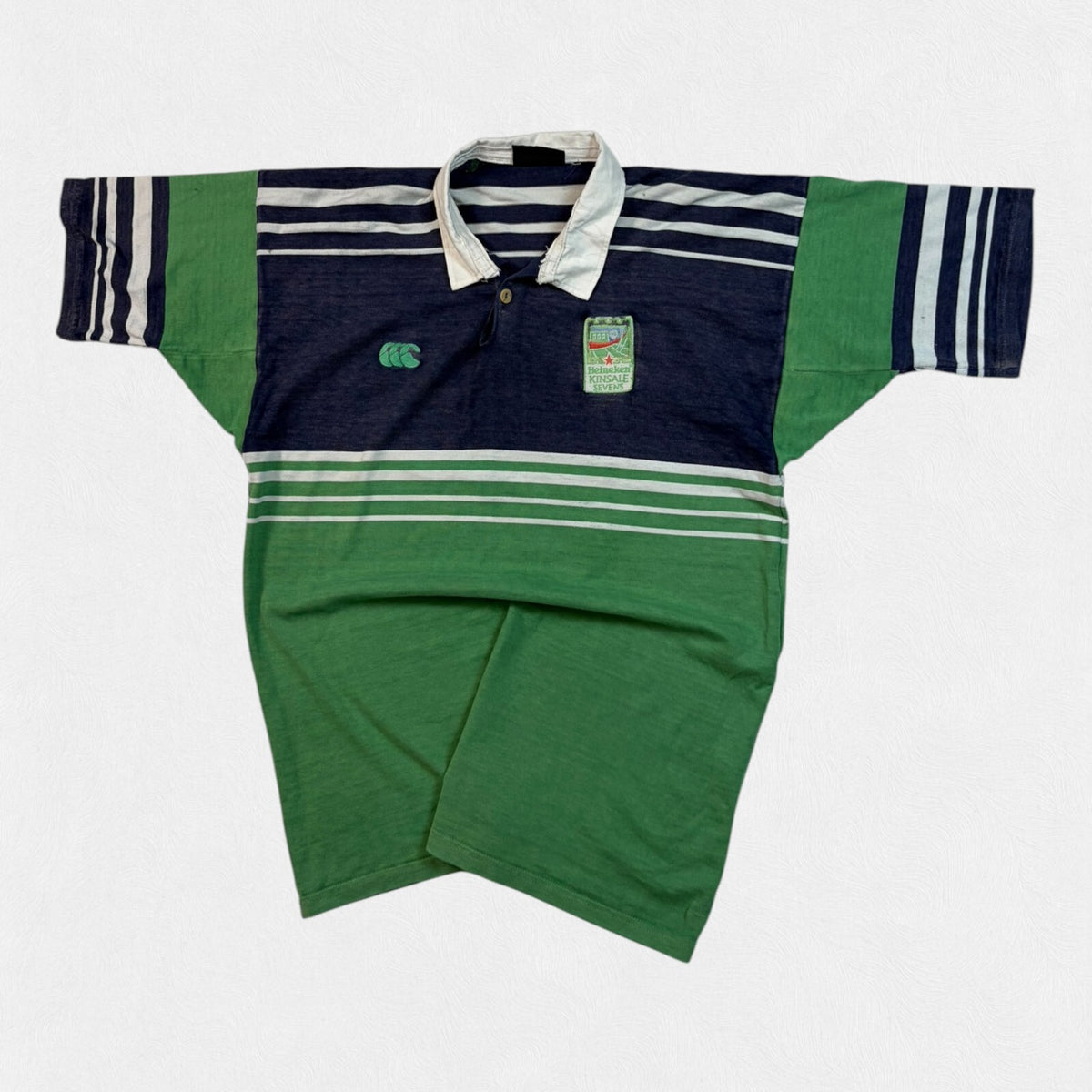 Vintage 90s Heineken Kinsale 7s Canterbury rugby shirt (L)