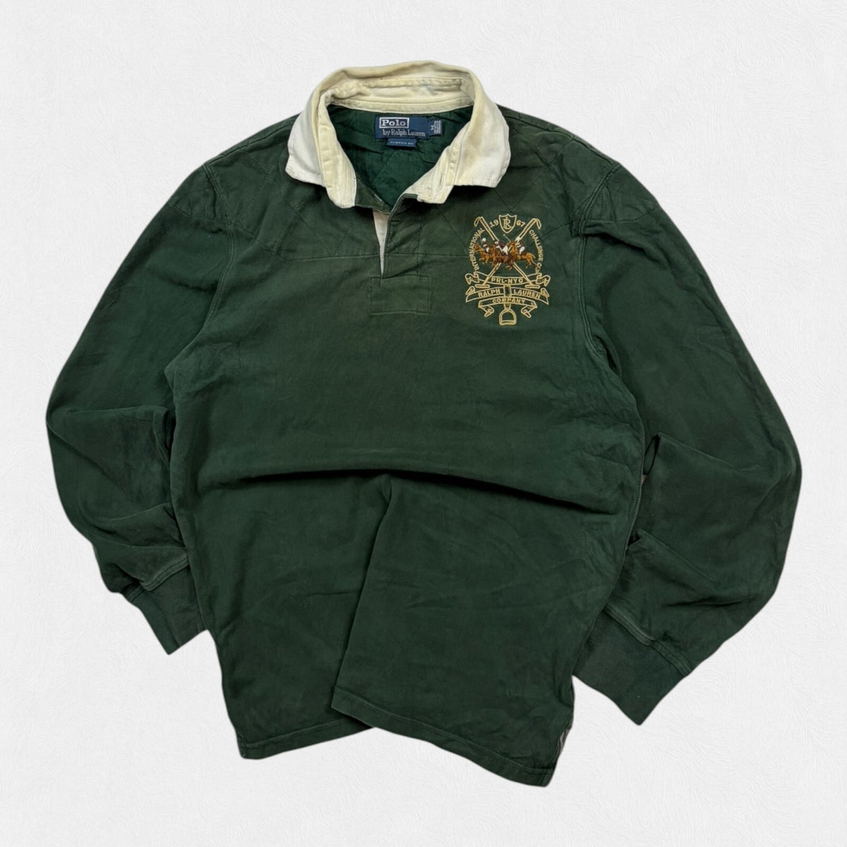Vintage Ralph Lauren challenge cup rugby polo shirt (M)