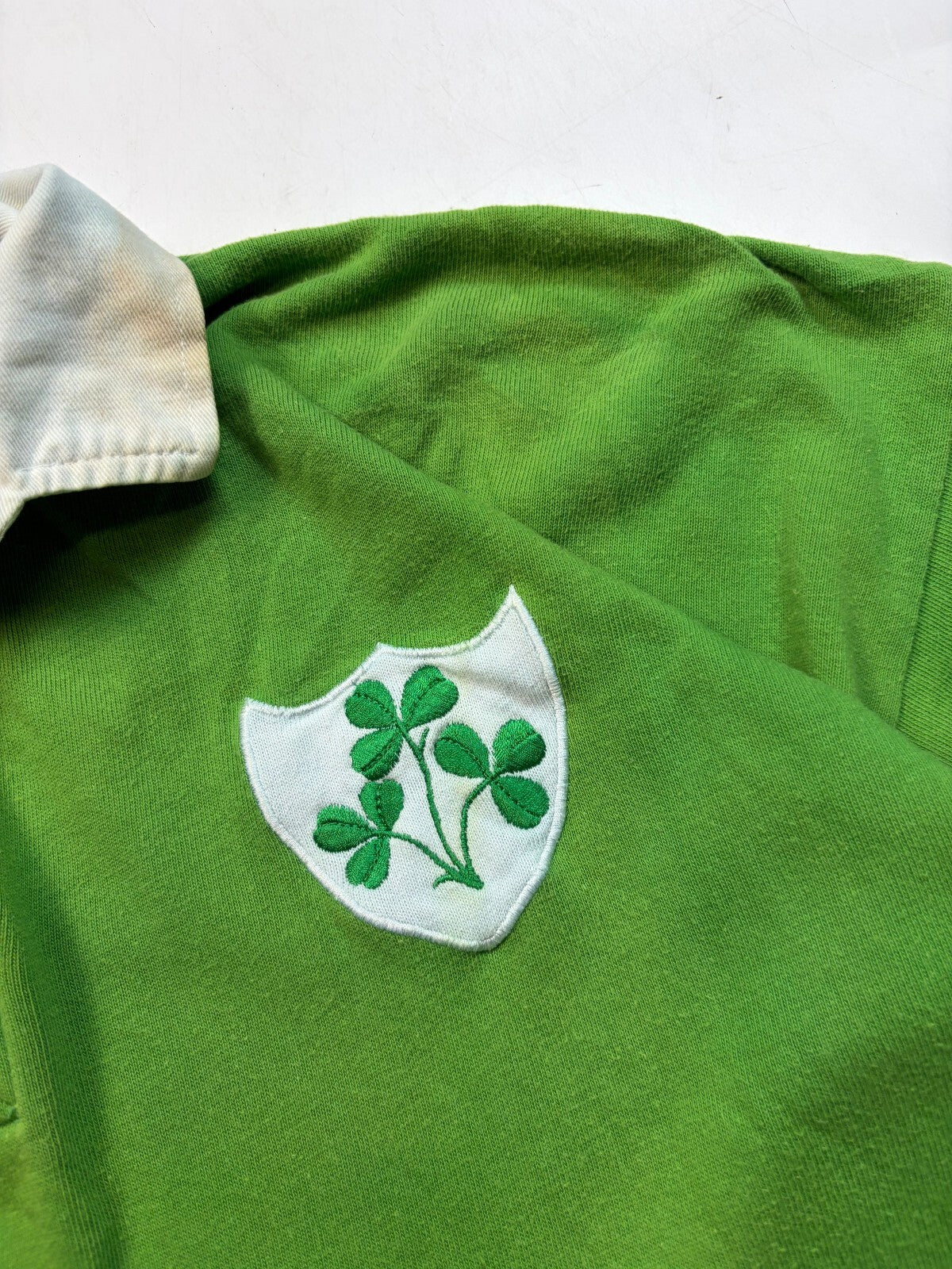 Vintage 80s Ireland Canterbury supporters rugby union shirt (XL)