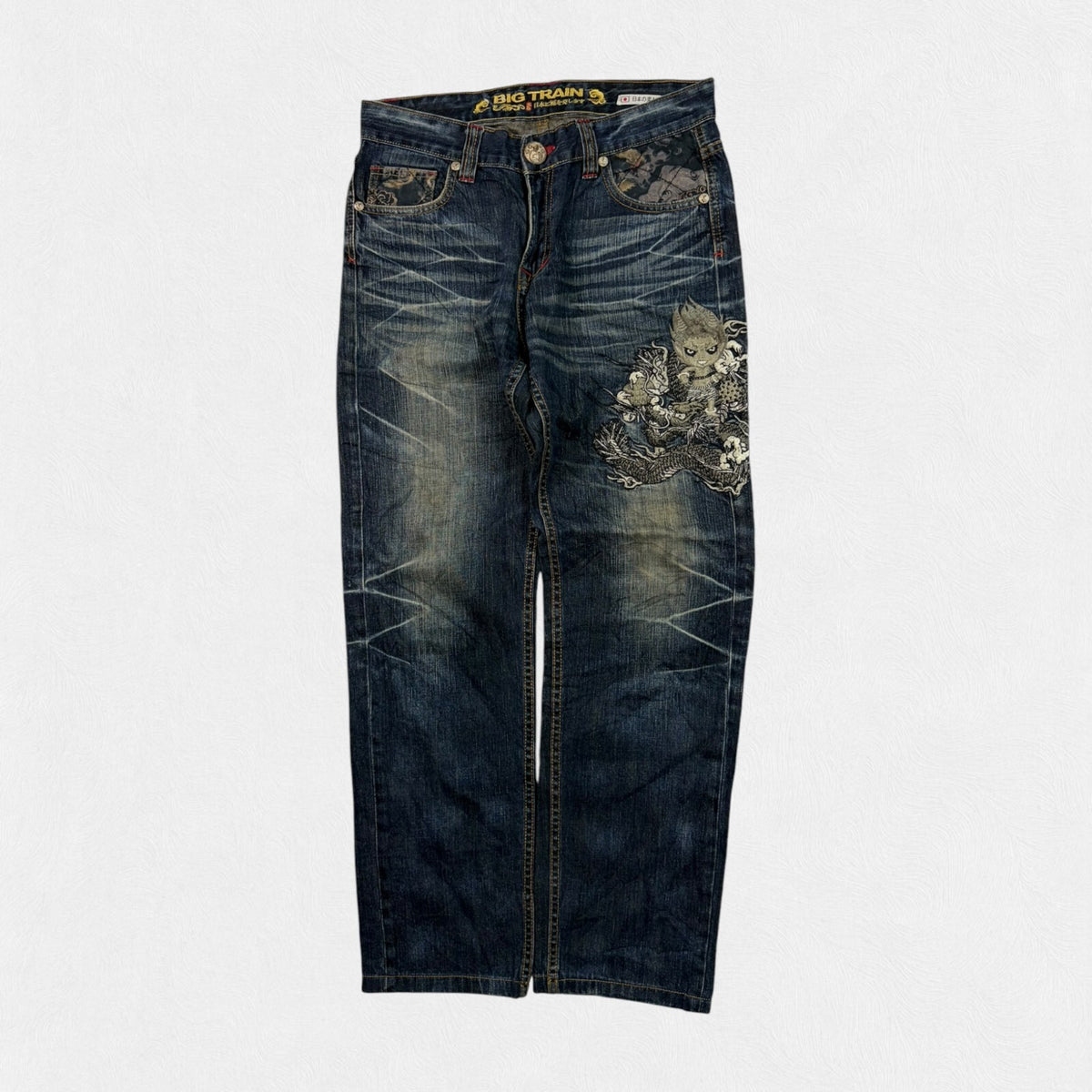 Vintage Y2K Big Train Japanese hip hop jeans (W32)