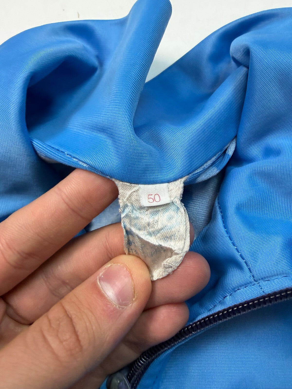 Vintage 70s adidas originals side stripe track top (M)