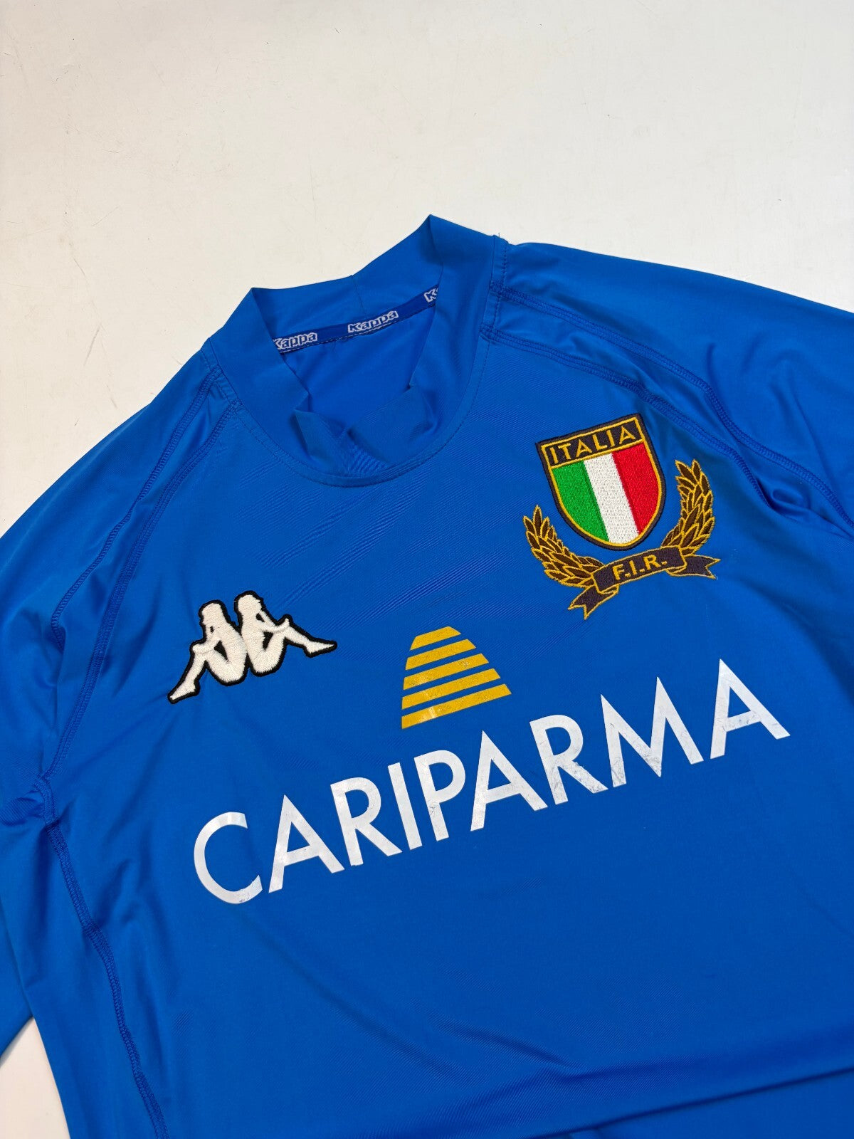 Italy 2010/11 Kappa home rugby union shirt (L)