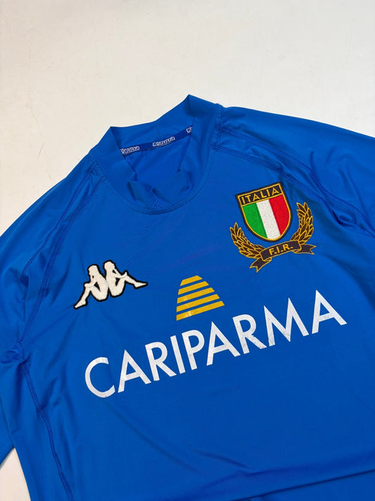 Italy 2010/11 Kappa home rugby union shirt (L)