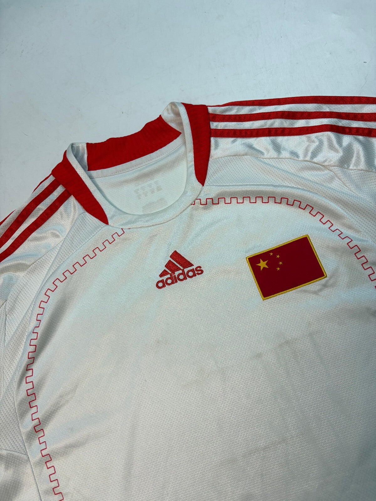 Vintage China 2007-09 Adidas away football shirt (XL)
