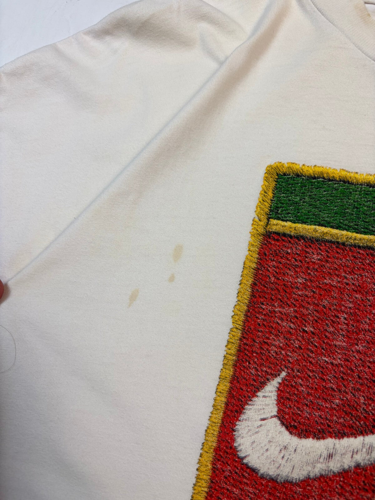 Vintage 90s Nike court centre logo tee (XXL)