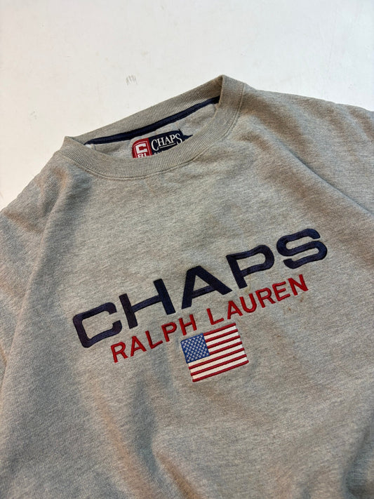 Vintage Chaps Ralph Lauren spell out sweatshirt (XL)