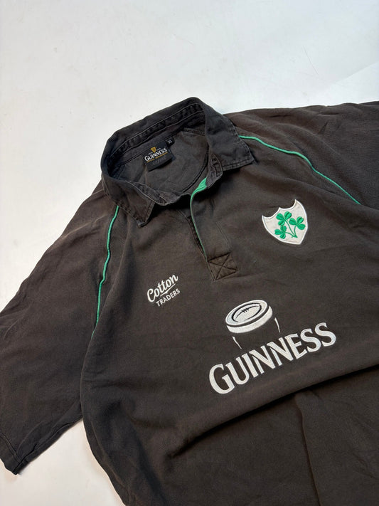Vintage Ireland Guinness Cotton Traders rugby shirt (L)