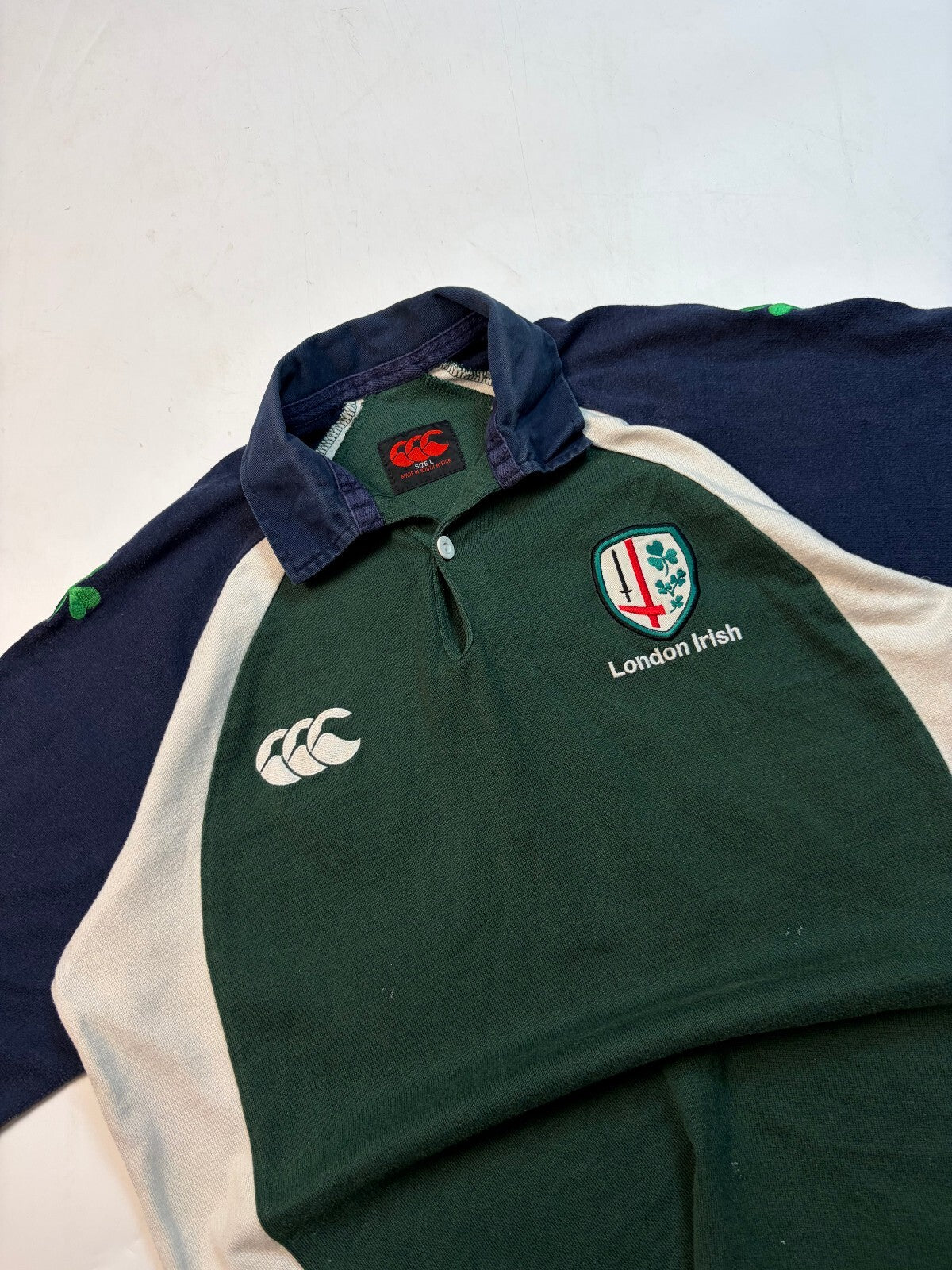 Vintage London Irish 2003/04 Canterbury rugby union shirt (L)