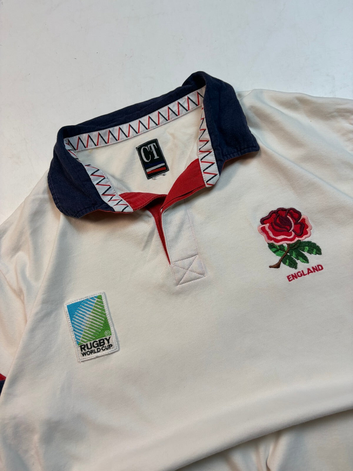 Vintage England 1995 world cup Cotton Traders rugby shirt (XL)