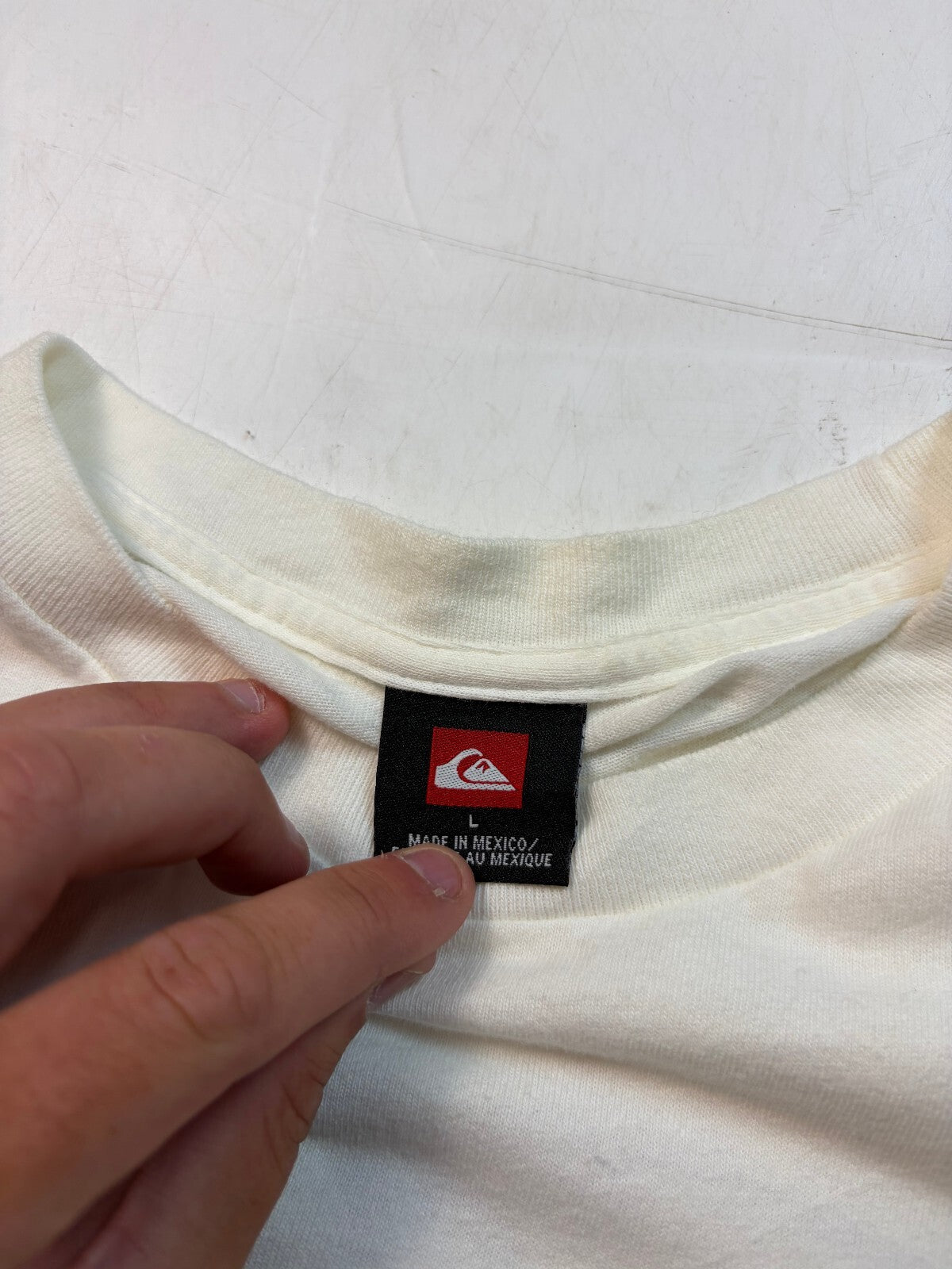 Vintage Y2K Quiksilver surfwear long sleeve tee (L)