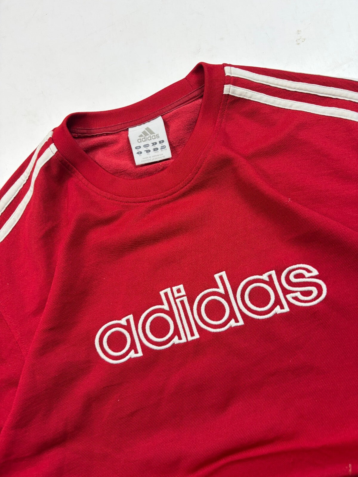Vintage Y2K adidas spell out sweatshirt (XL)