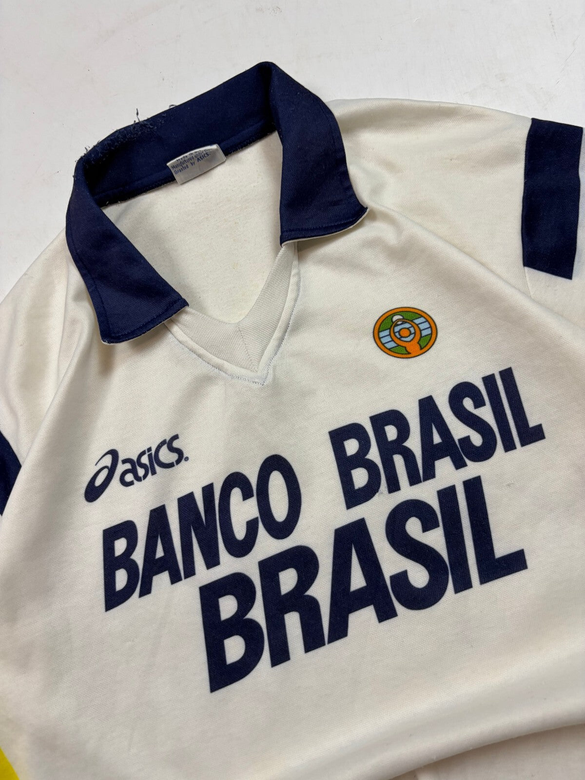 Vintage 90s Brazil volleyball Asics jersey (L)