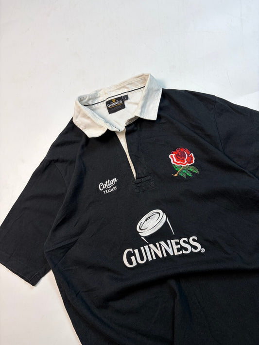 Vintage England Guinness Cotton Traders rugby shirt (L)