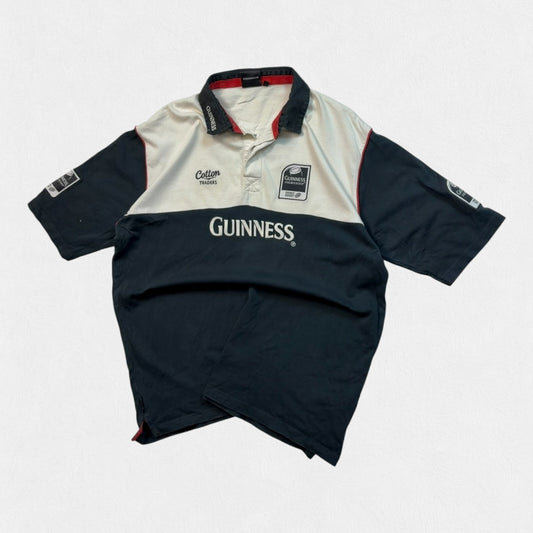 Vintage Guinness premiership Cotton Traders rugby shirt (XL)