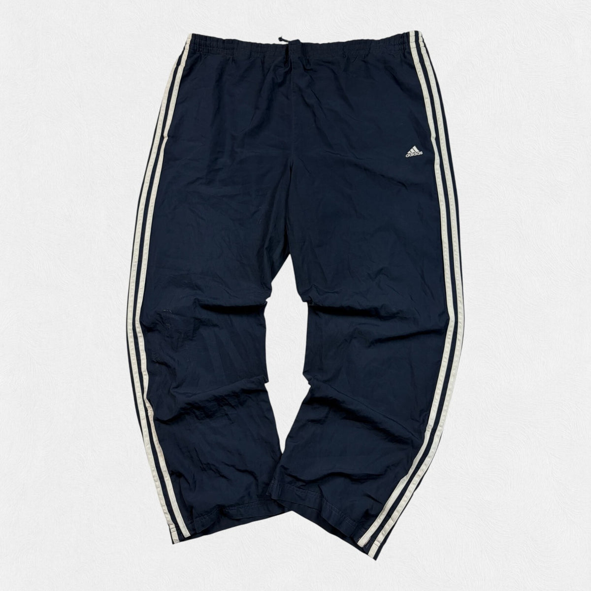 Vintage adidas side stripe baggy track pants (XXL)