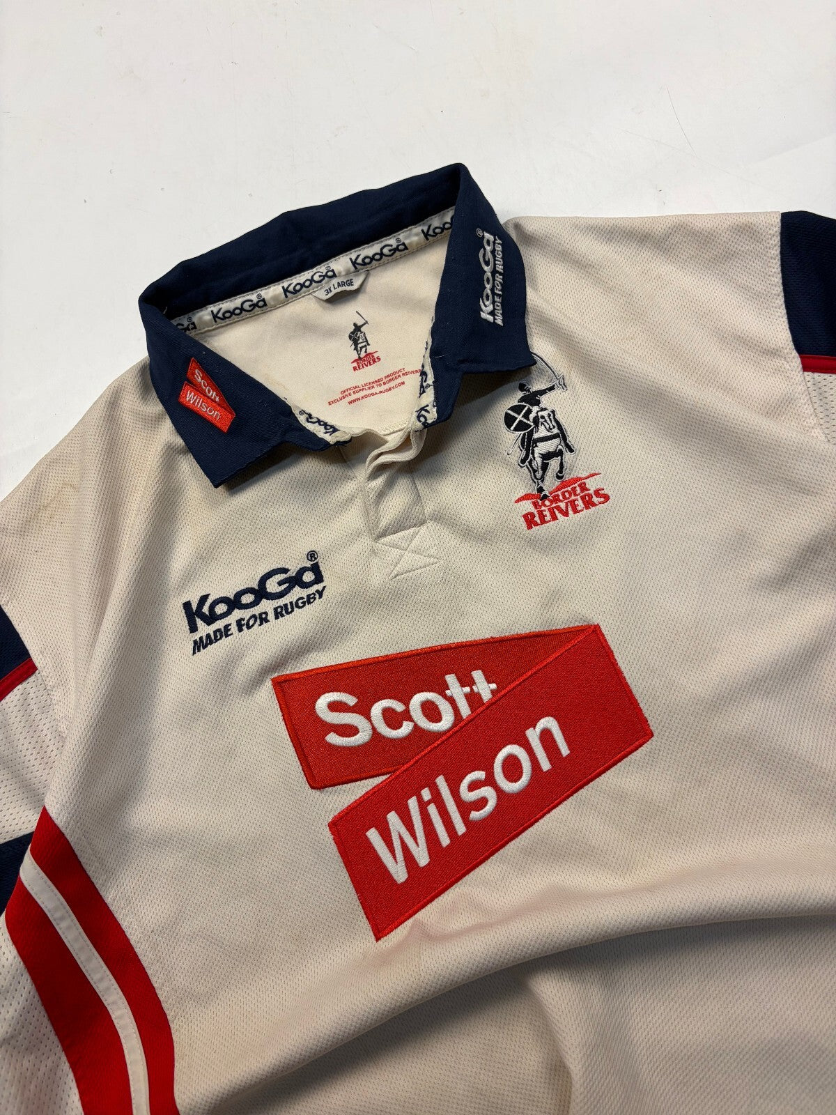 Vintage Border Reivers 2007 Kooga rugby union shirt (3XL)