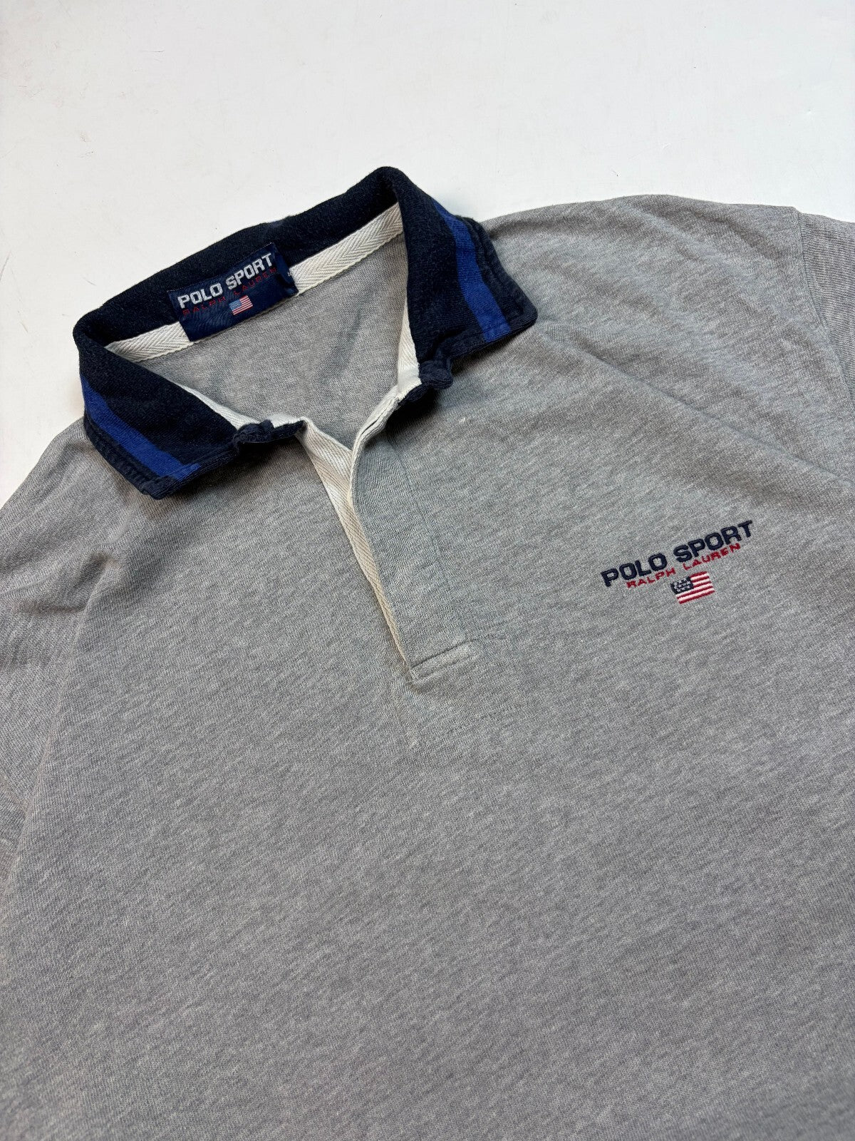 Vintage 90s Ralph Lauren polo sport rugby polo shirt (L)