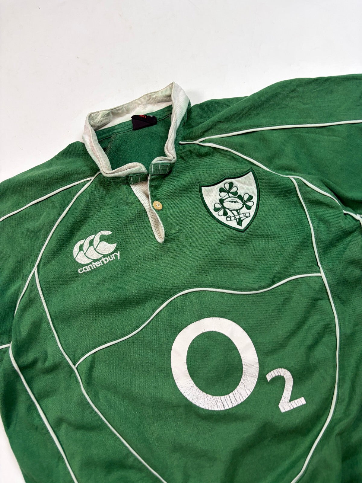 Vintage Ireland 2007/08 Canterbury rugby union shirt (L)
