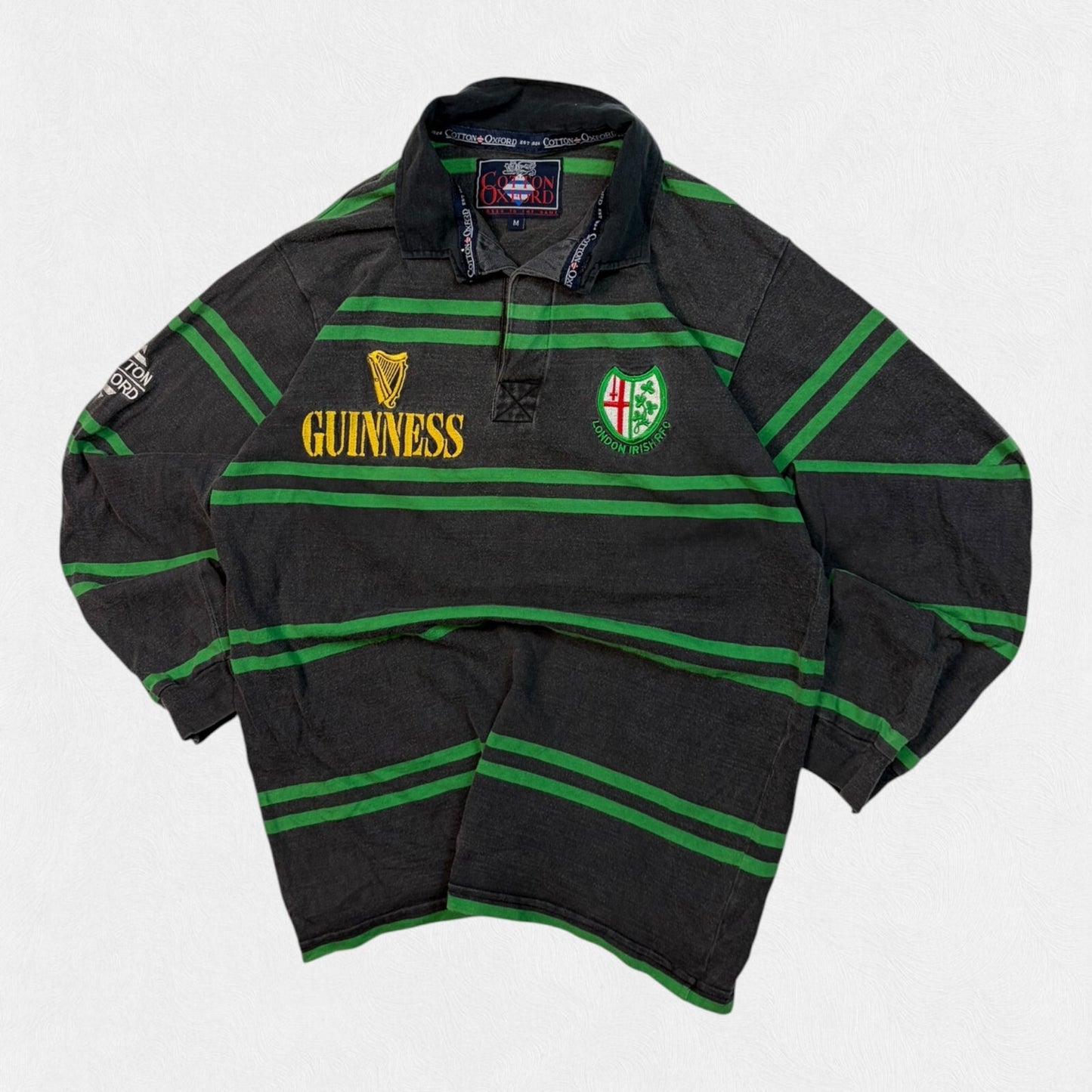 Vintage London Irish 1997/98 Cotton Oxford rugby shirt (M)
