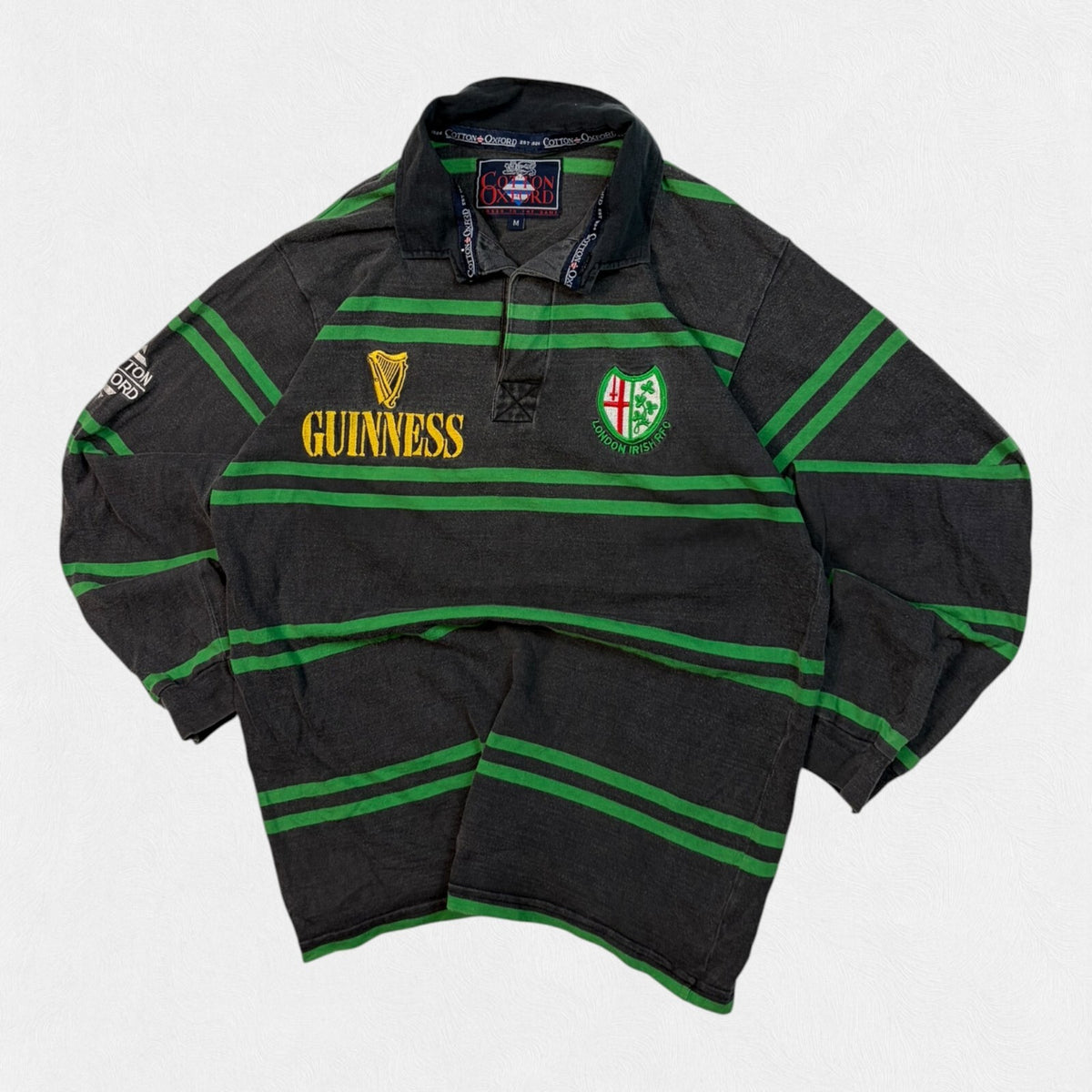 Vintage London Irish 1997/98 Cotton Oxford rugby shirt (M)