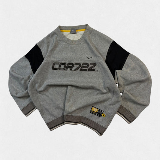 Vintage Y2K Nike Cortez spell out sweatshirt (L)